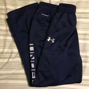 Blue under armour storm sweatpants